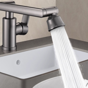 Swivel Booster Universal Faucet in Solid Copper